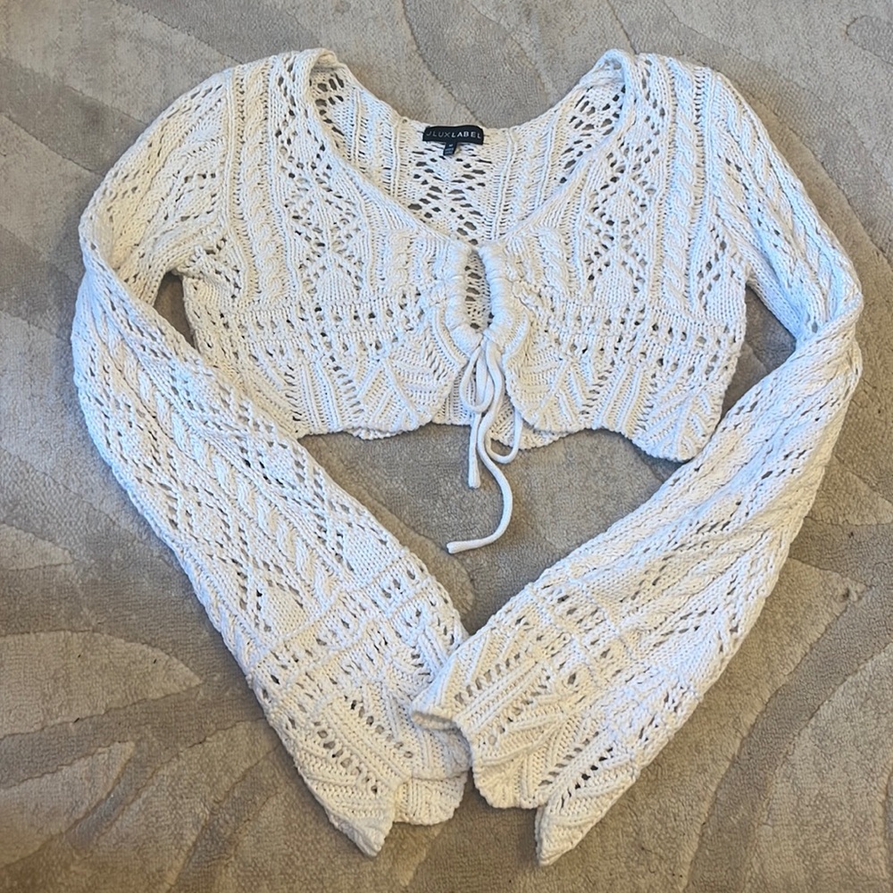 Crochet JLUXLABEL bikini cover up top